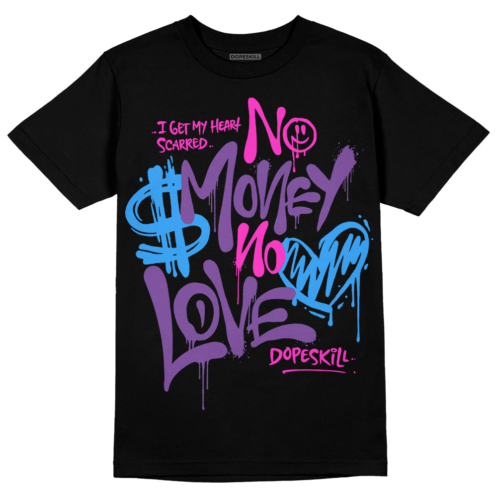 PURPLE Collection superstreetwear T-Shirt No Money No Love Typo Graphic