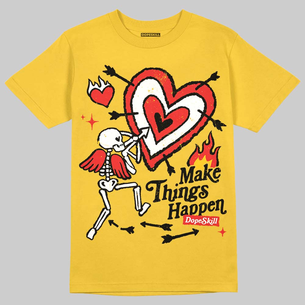 Yellow Collection superstreetwear T-Shirt Make Things Happen Graphic
