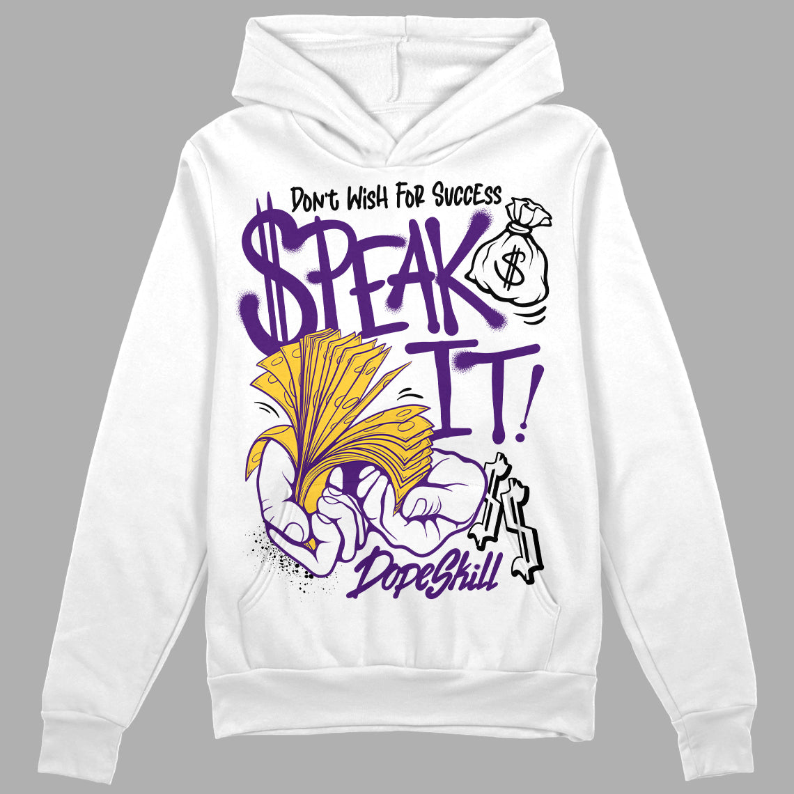 Field Purple 12s superstreetwear Hoodie Sweatshirt Speak It Graphic