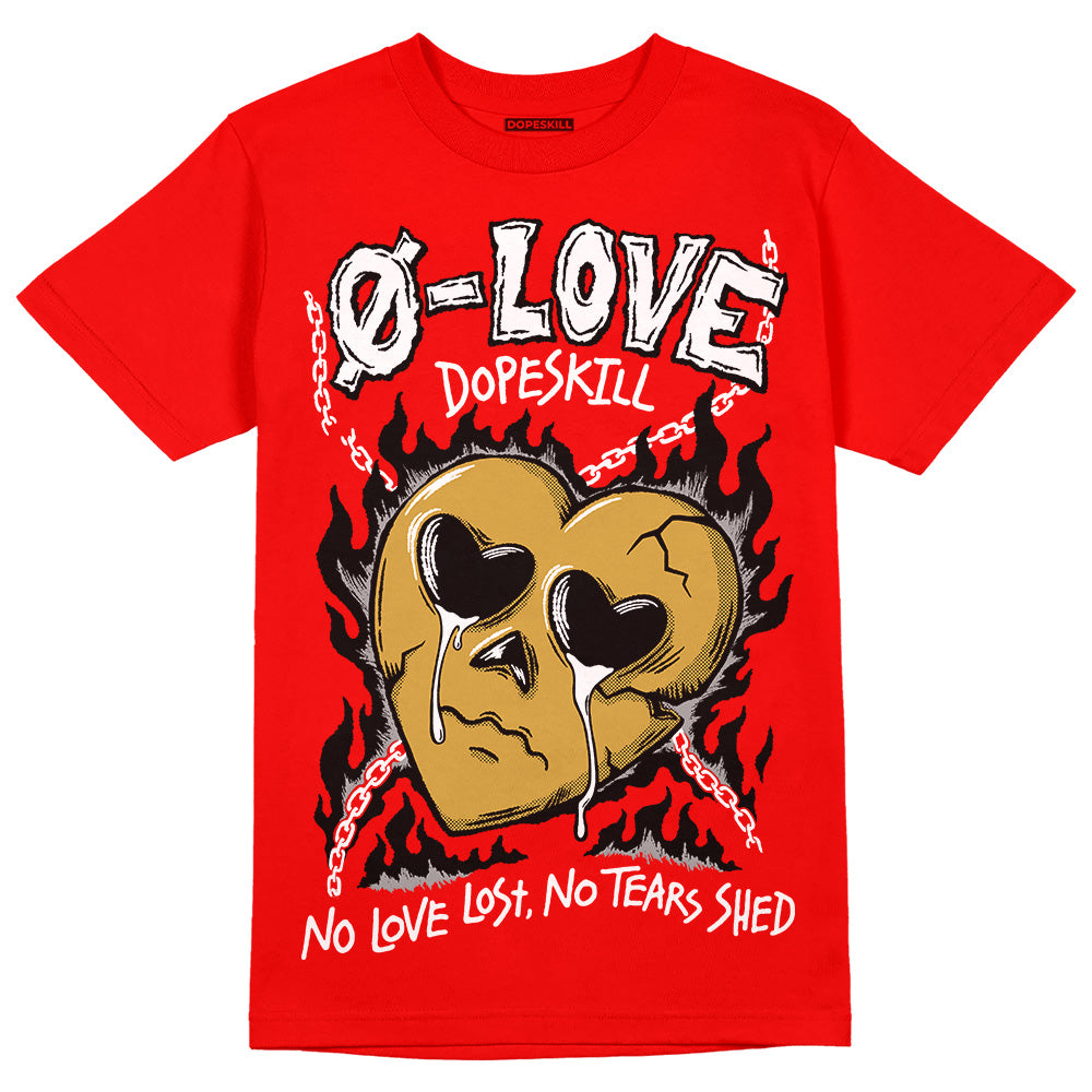 Red Collection superstreetwear Red T-shirt Crying Heart Graphic