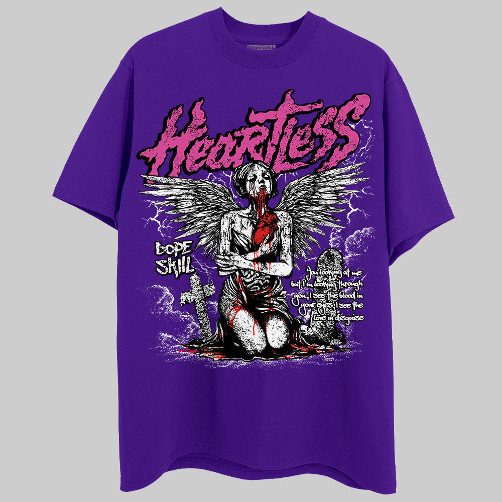 PURPLE Collection superstreetwear Purple T-shirt Heartless Graphic