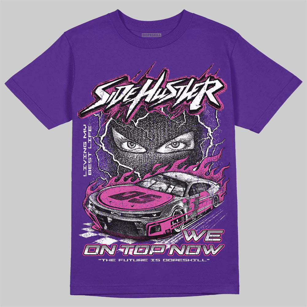 PURPLE Collection superstreetwear T-Shirt New Side Hustler Graphic