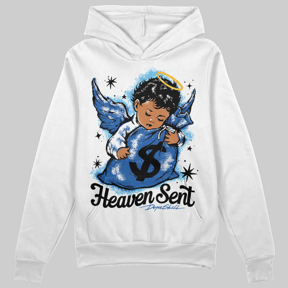 Blueberry 12s superstreetwear Hoodie Sweatshirt Heaven Sent Graphic