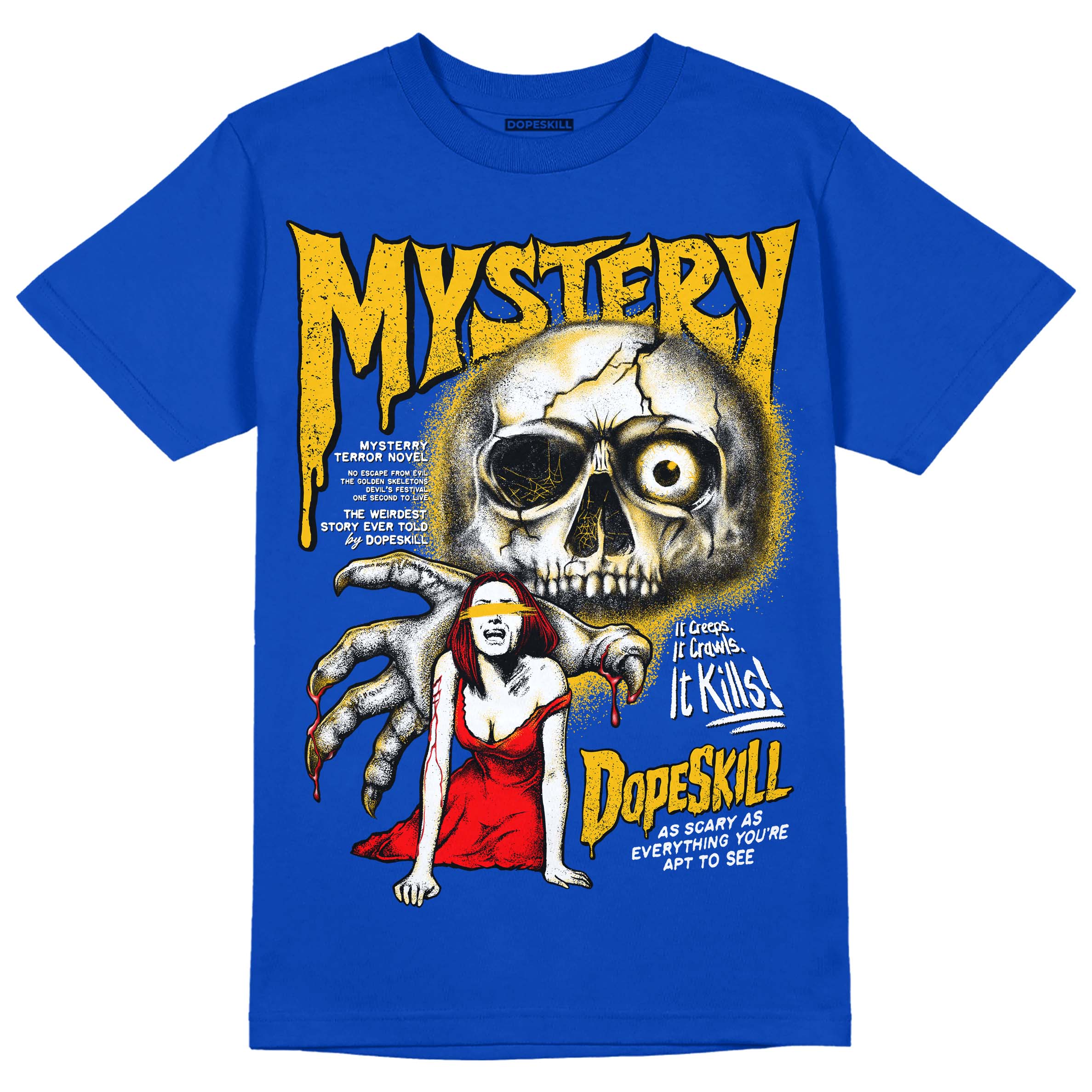 Royal Blue Collection superstreetwear Royal Blue T-shirt Mystery Ghostly Grasp Graphic