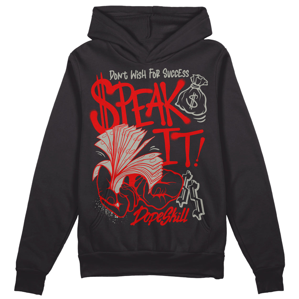 Fire Red 3s superstreetwear Hoodie Sweatshirt Speak It Graphic