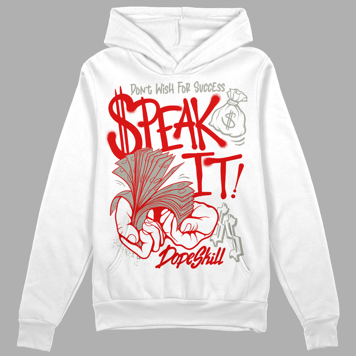 Fire Red 3s superstreetwear Hoodie Sweatshirt Speak It Graphic