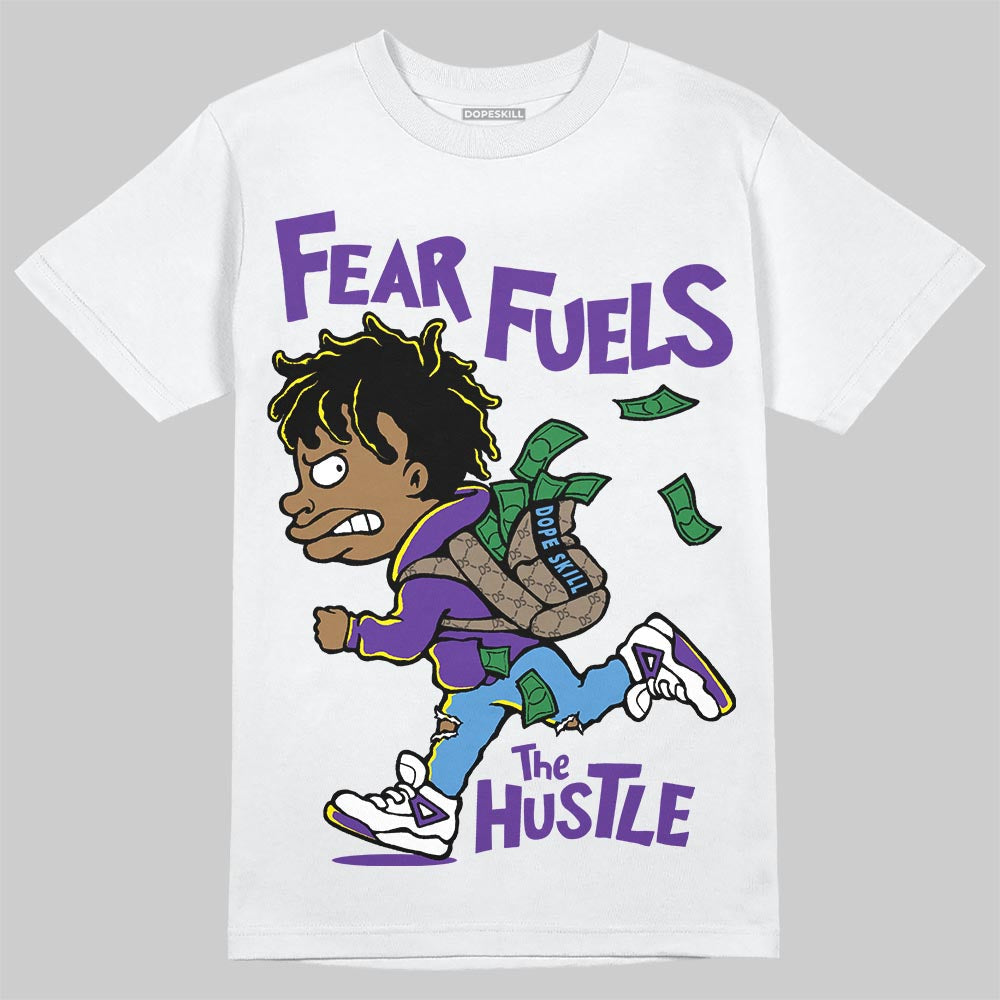 PURPLE Collection superstreetwear T-Shirt Fear Fuels The Hustle Graphic