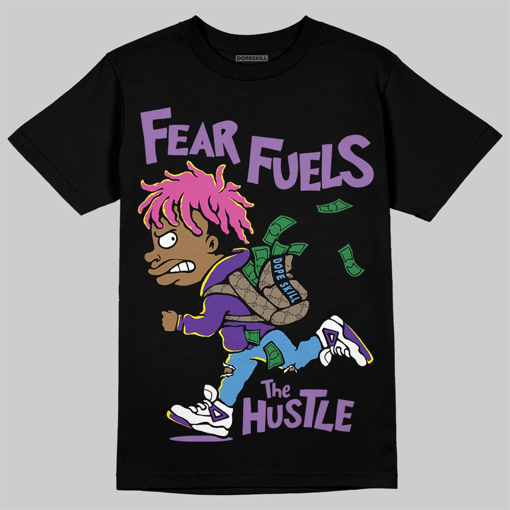 PURPLE Collection superstreetwear T-Shirt Fear Fuels The Hustle Graphic