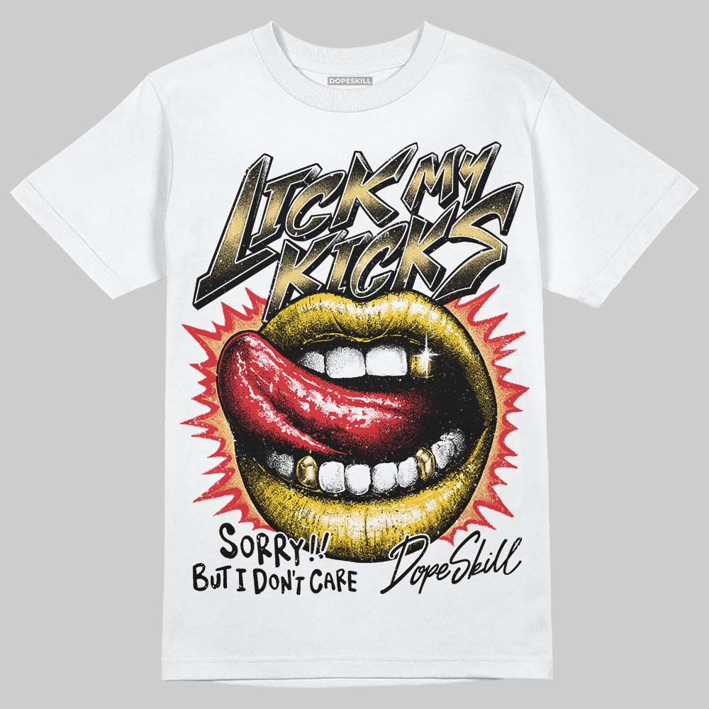Quai 54 x Tour Yellow Black 1s superstreetwear T-Shirt Lick My Kicks Graphic