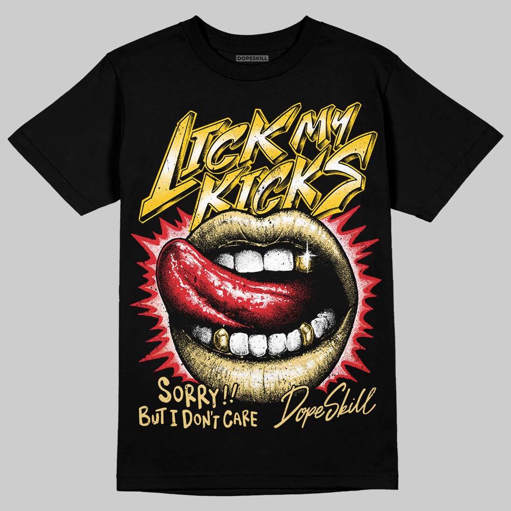 Quai 54 x Tour Yellow Black 1s superstreetwear T-Shirt Lick My Kicks Graphic