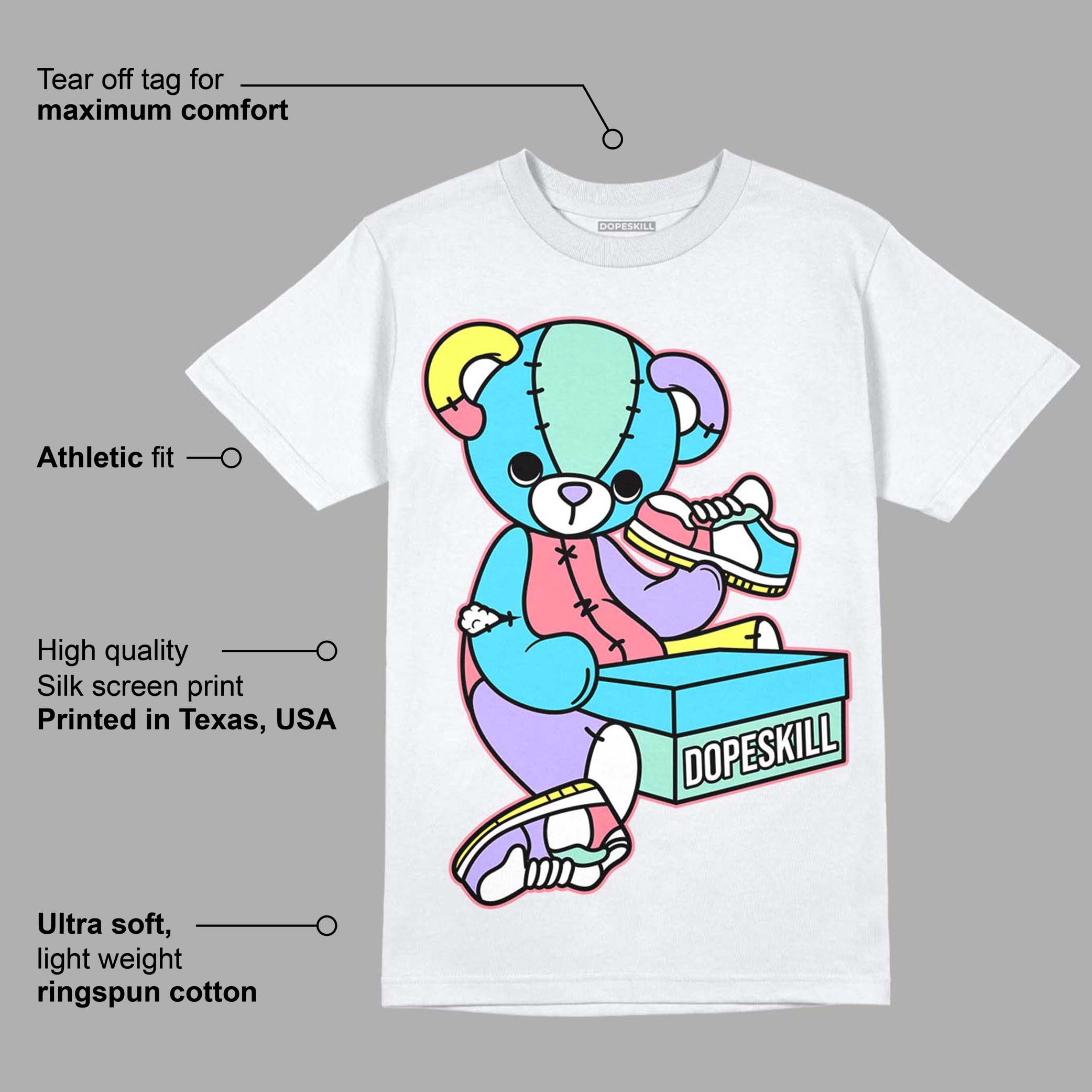 Candy Easter Dunk Low superstreetwear T-Shirt Sneakerhead BEAR Graphic