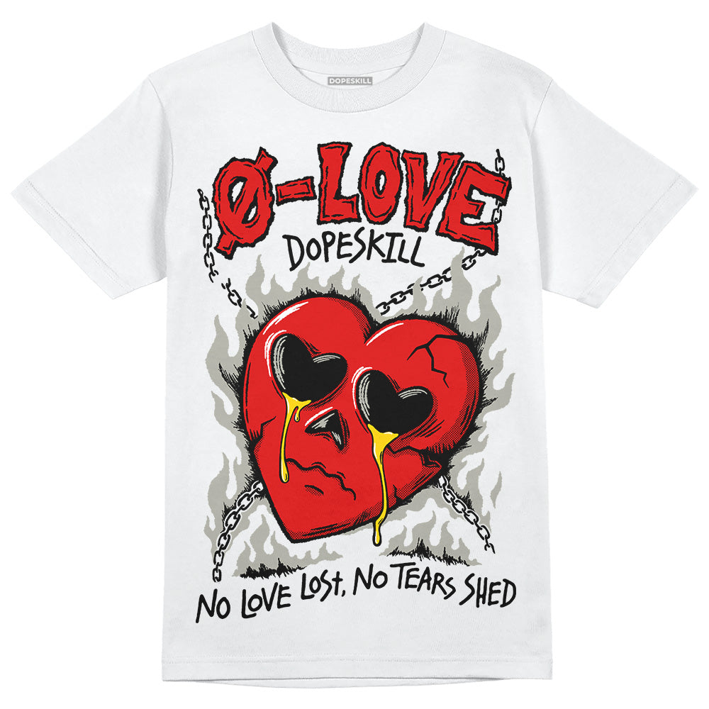 Fire Red 3s superstreetwear T-Shirt Crying Heart Graphic