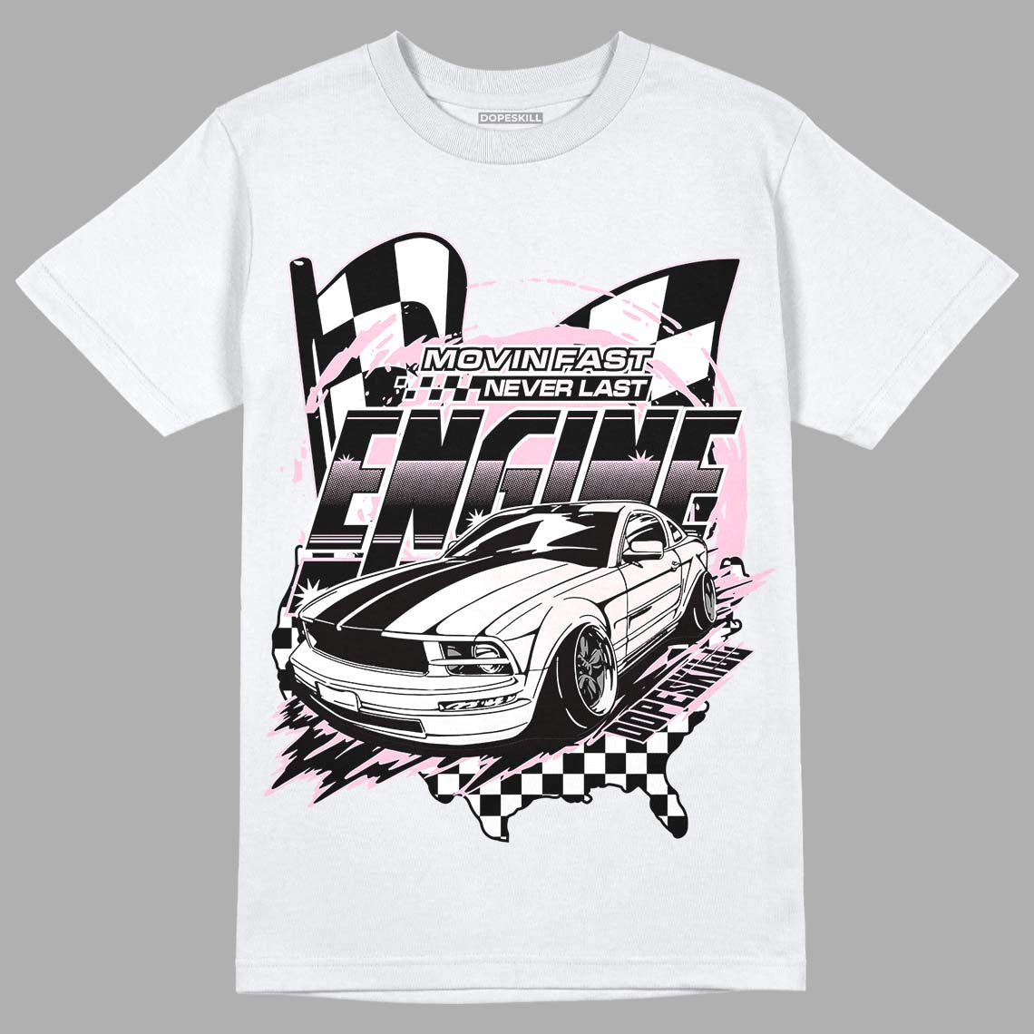 Dunk Low Pink Foam superstreetwear T-Shirt ENGINE Tshirt Graphic
