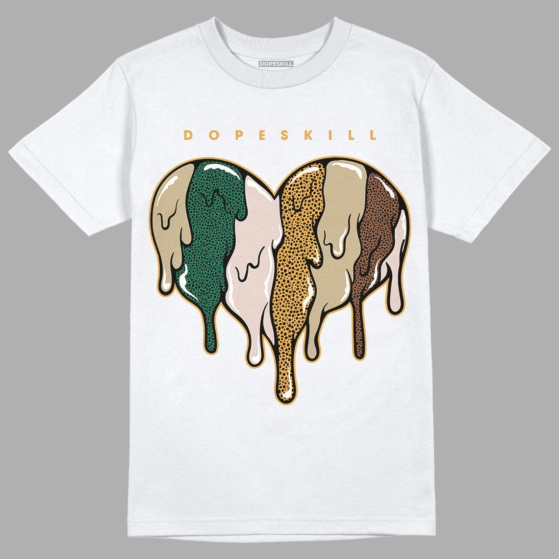 Safari Dunk Low superstreetwear T-Shirt Slime Drip Heart Graphic