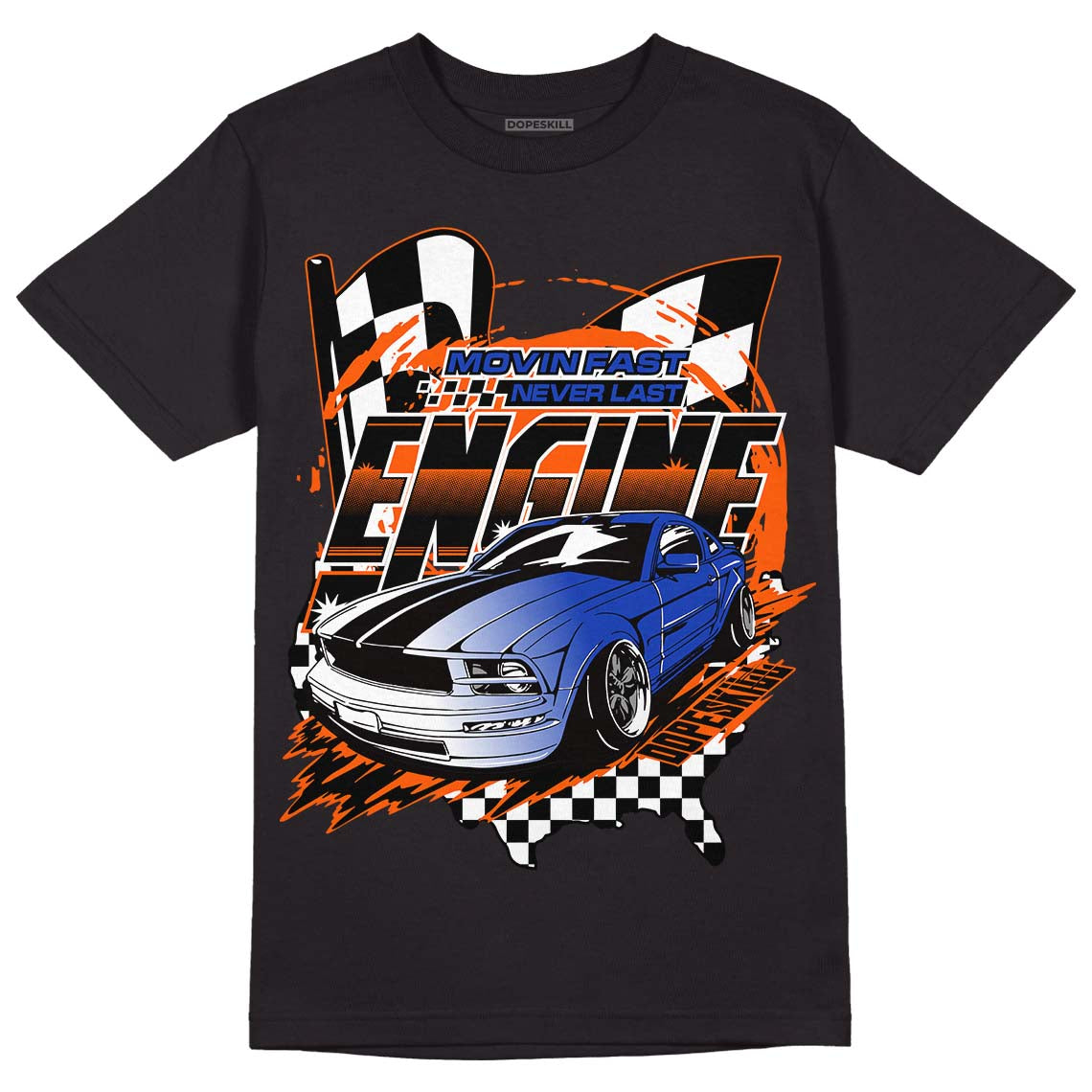 Dunk Low Futura Orange Blaze superstreetwear T-Shirt ENGINE Tshirt Graphic