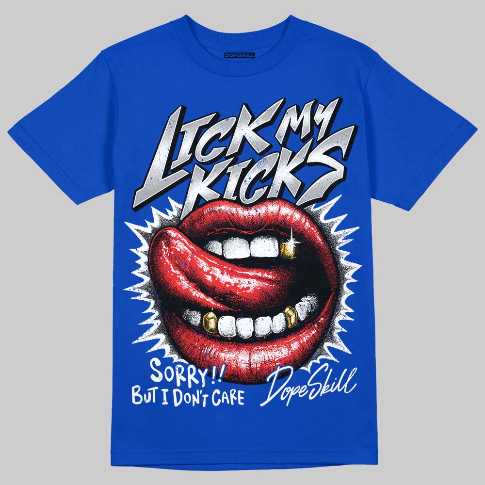 Blueberry 12s superstreetwear Royal T-shirt Lick My Kicks Graphic