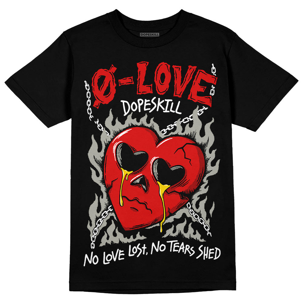 Fire Red 3s superstreetwear T-Shirt Crying Heart Graphic
