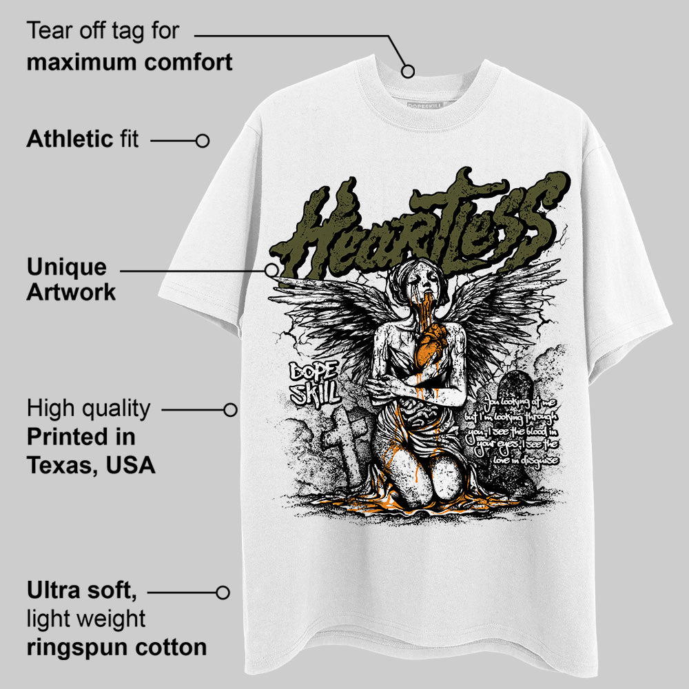 Olive 5s superstreetwear T-Shirt Heartless Graphic