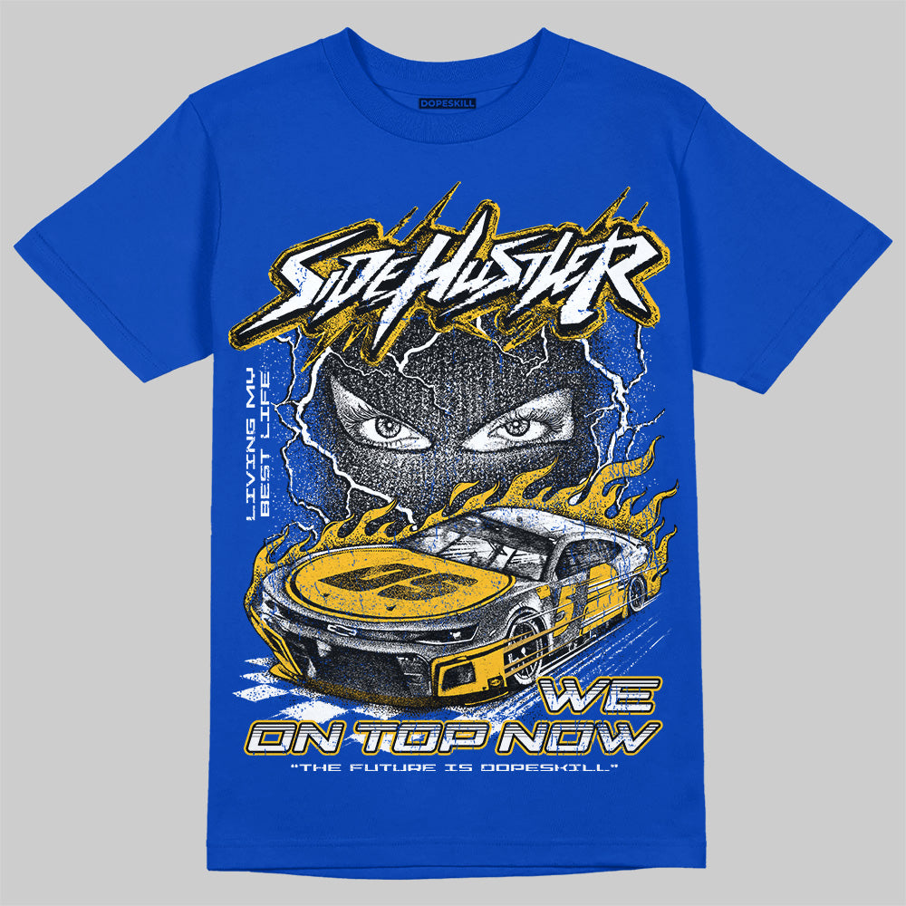 Royal Blue Collection superstreetwear T-Shirt New Side Hustler Graphic