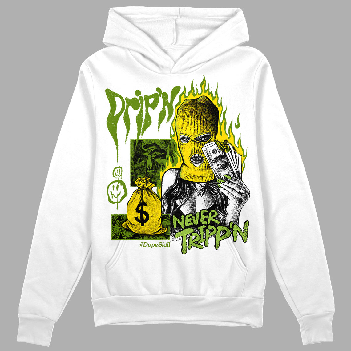Dunk 'Chlorophyll' superstreetwear Hoodie Sweatshirt Drip'n Never Tripp'n Graphic