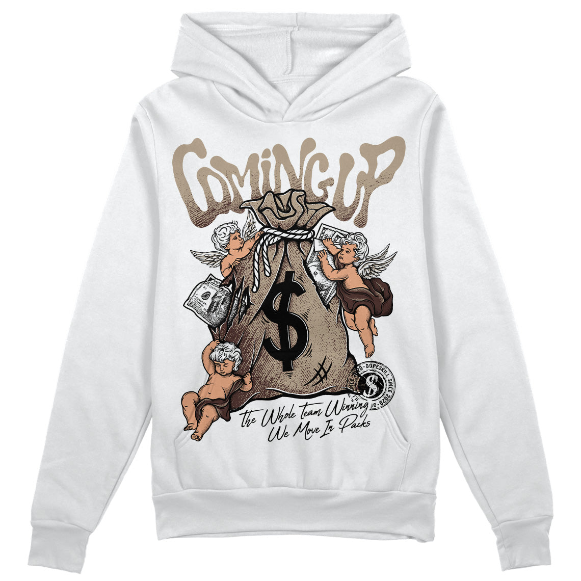 Latte 1s superstreetwear Hoodie Sweatshirt Money Bag Coming Up Graphic