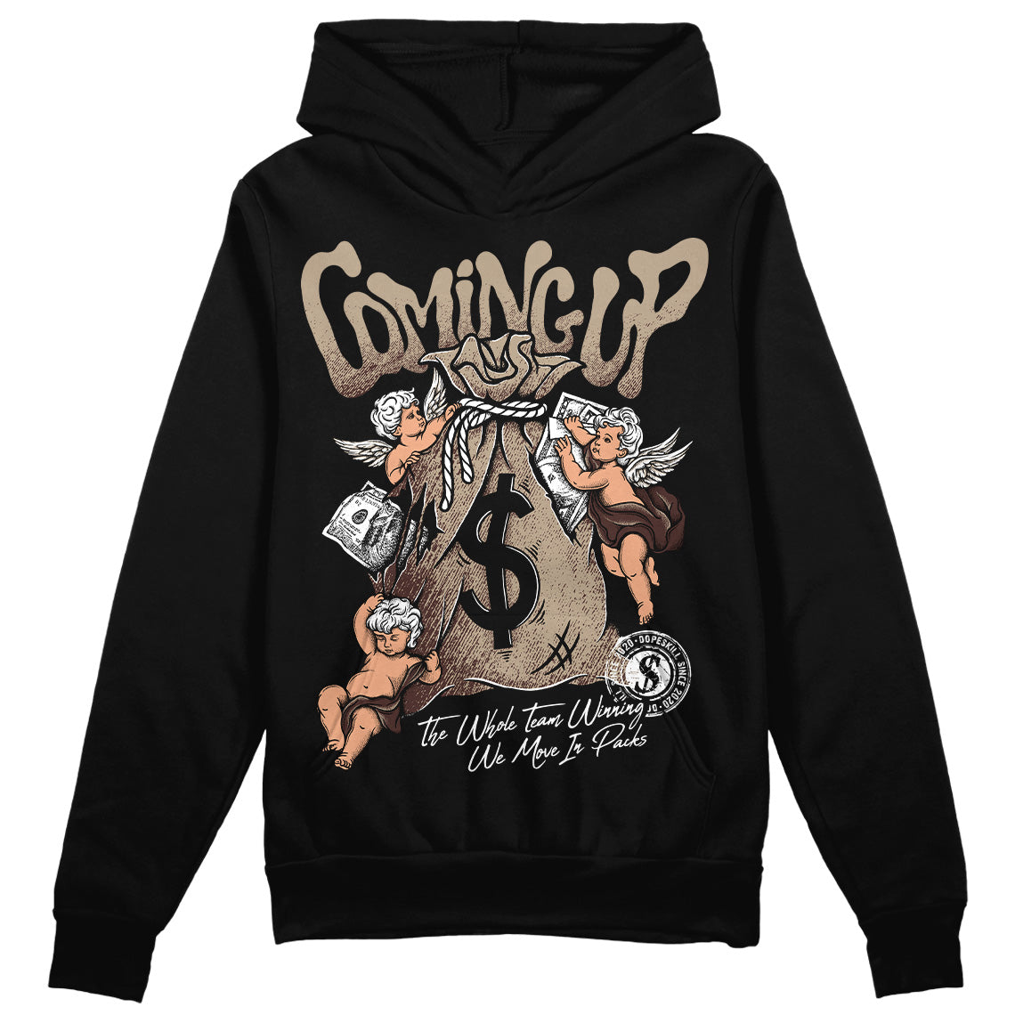 Latte 1s superstreetwear Hoodie Sweatshirt Money Bag Coming Up Graphic