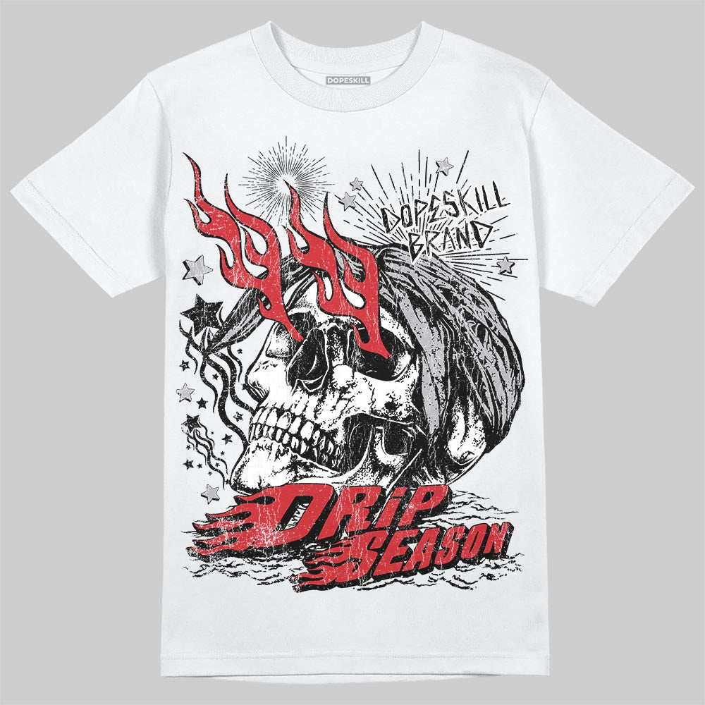 White Cement 4s superstreetwear T-Shirt Drip Season Graphic