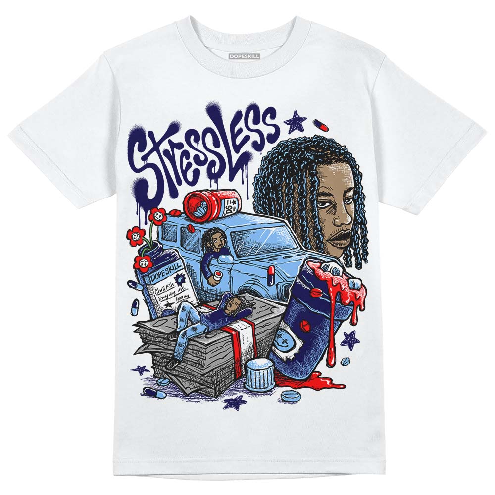 University Blue Collection superstreetwear T-Shirt Stressless Graphic