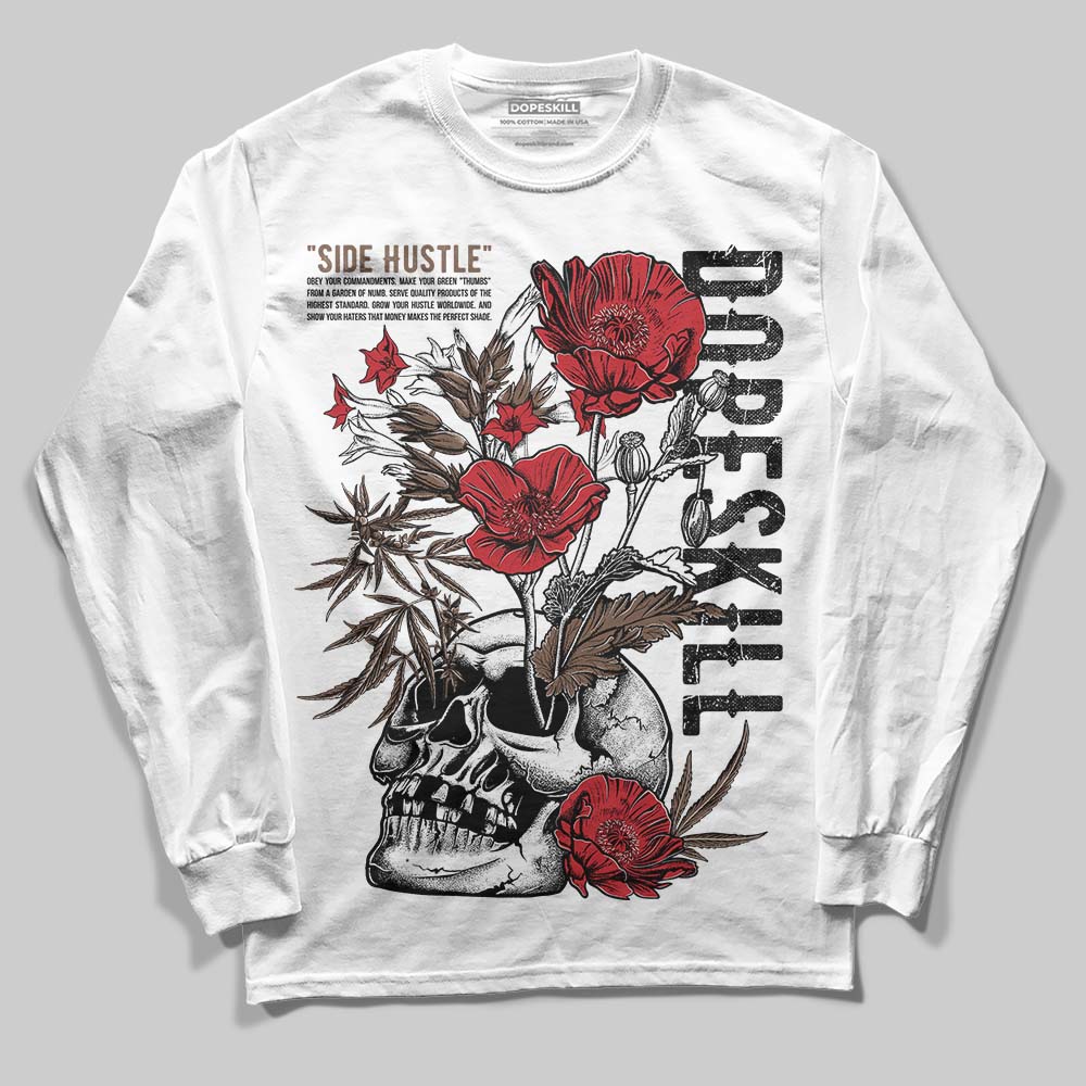 Olive 9s superstreetwear Long Sleeve T-Shirt Side Hustle Graphic