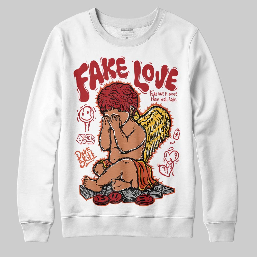 Brick By Brick 4s superstreetwear Sweatshirt False Love Graphic