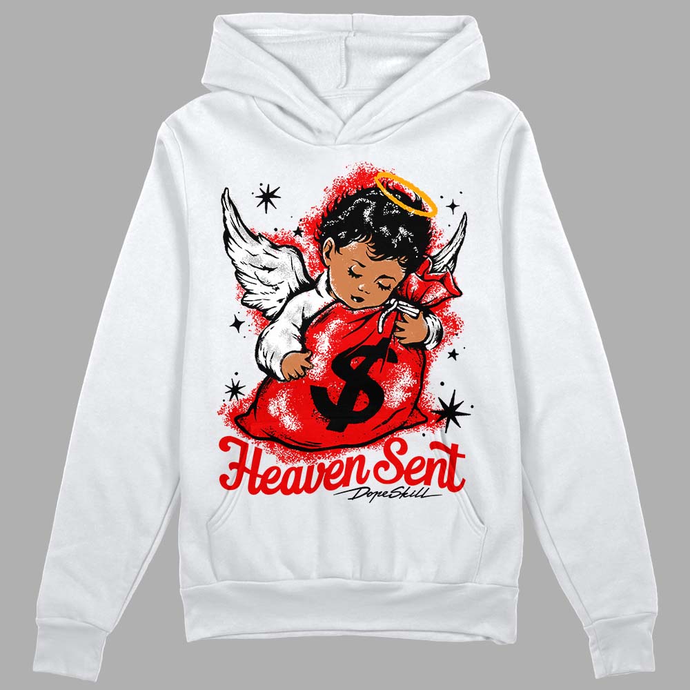 Cherry 12s superstreetwear Hoodie Sweatshirt Heaven Sent Graphic