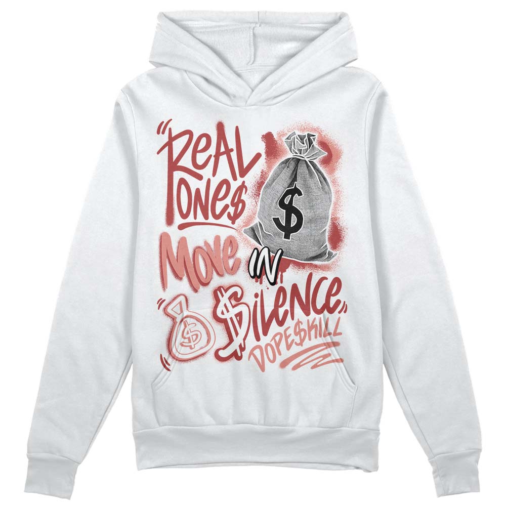 Dune Red 13s superstreetwear Hoodie Sweatshirt Real Ones Move In Silence Graphic