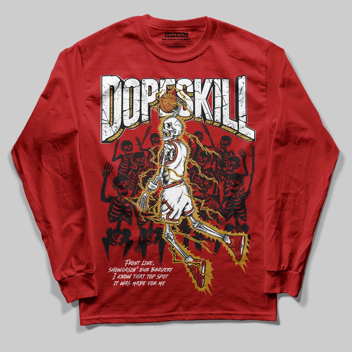 Brick By Brick 4s superstreetwear Long Sleeve T-Shirt Thunder Dunk Graphic