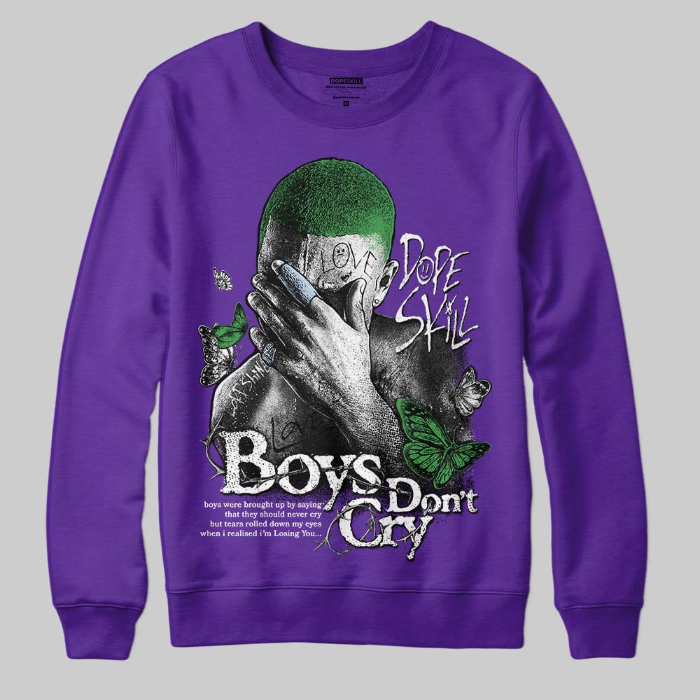Grape 5s superstreetwear Sweatshirt Boys Don't Cry Graphic