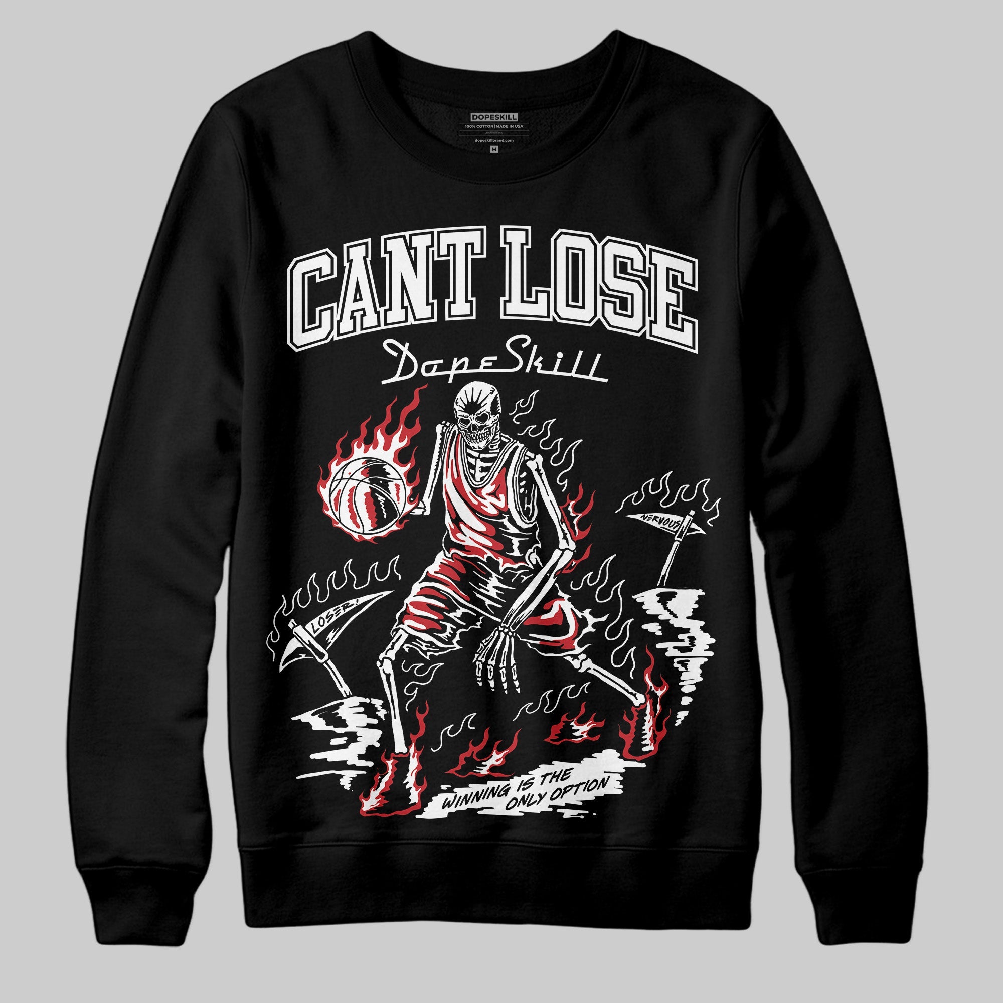 Bred 11s superstreetwear Sweatshirt Cant Lose Graphic