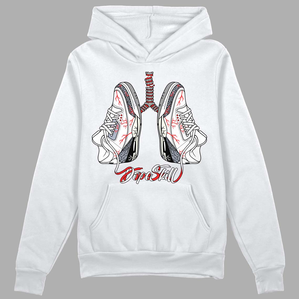 White Cement Reimagined 3s superstreetwear Hoodie Sweatshirt Breathe Graphic