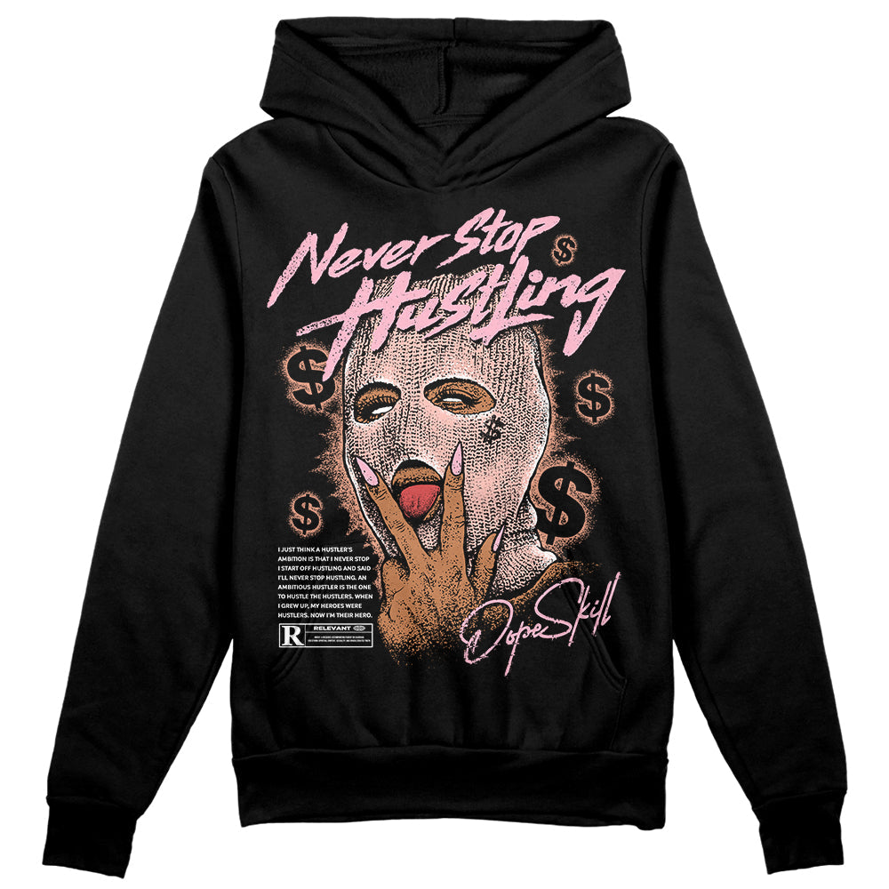 Legend Pink 11s superstreetwear Hoodie Sweatshirt Never Stop Hustling Graphic