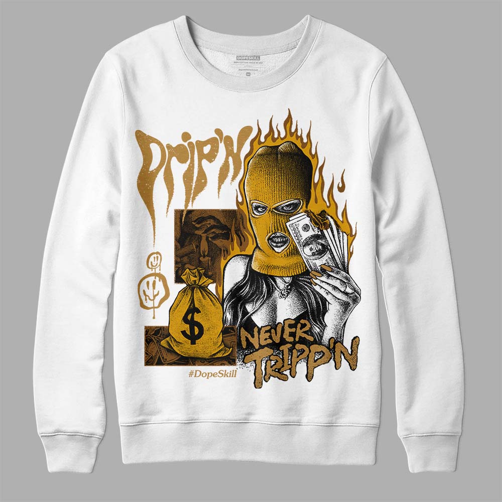 Wheat 13s superstreetwear Sweatshirt Drip'n Never Tripp'n Graphic