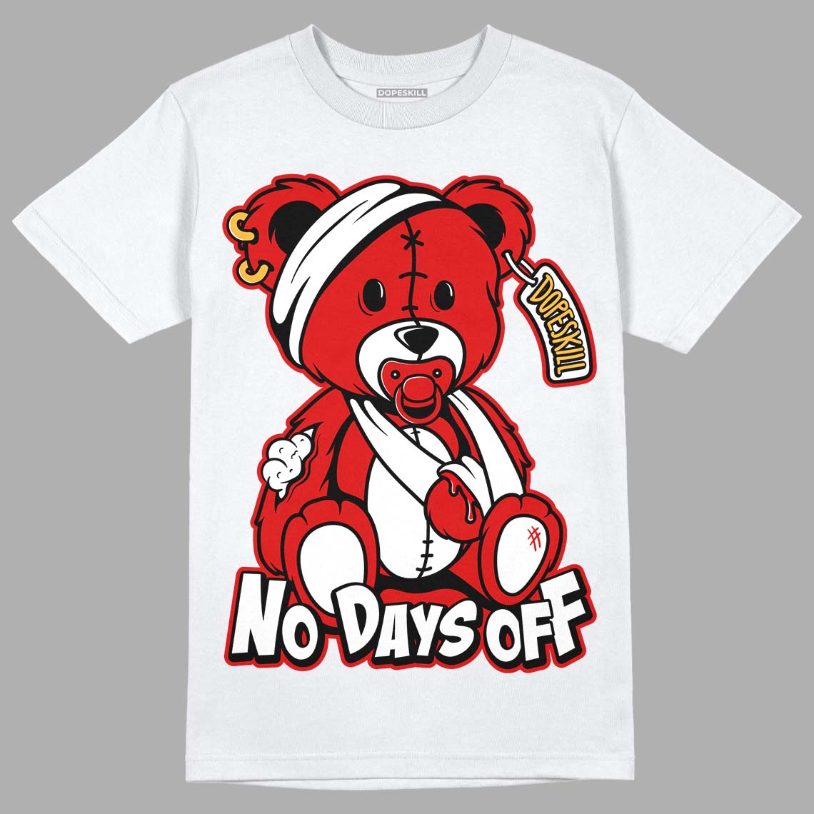 Dunk Low Gym Red superstreetwear T-Shirt Hurt Bear Graphic