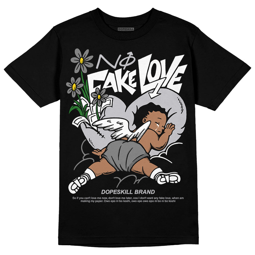 Grey Collection superstreetwear T-Shirt No Fake Love Graphic