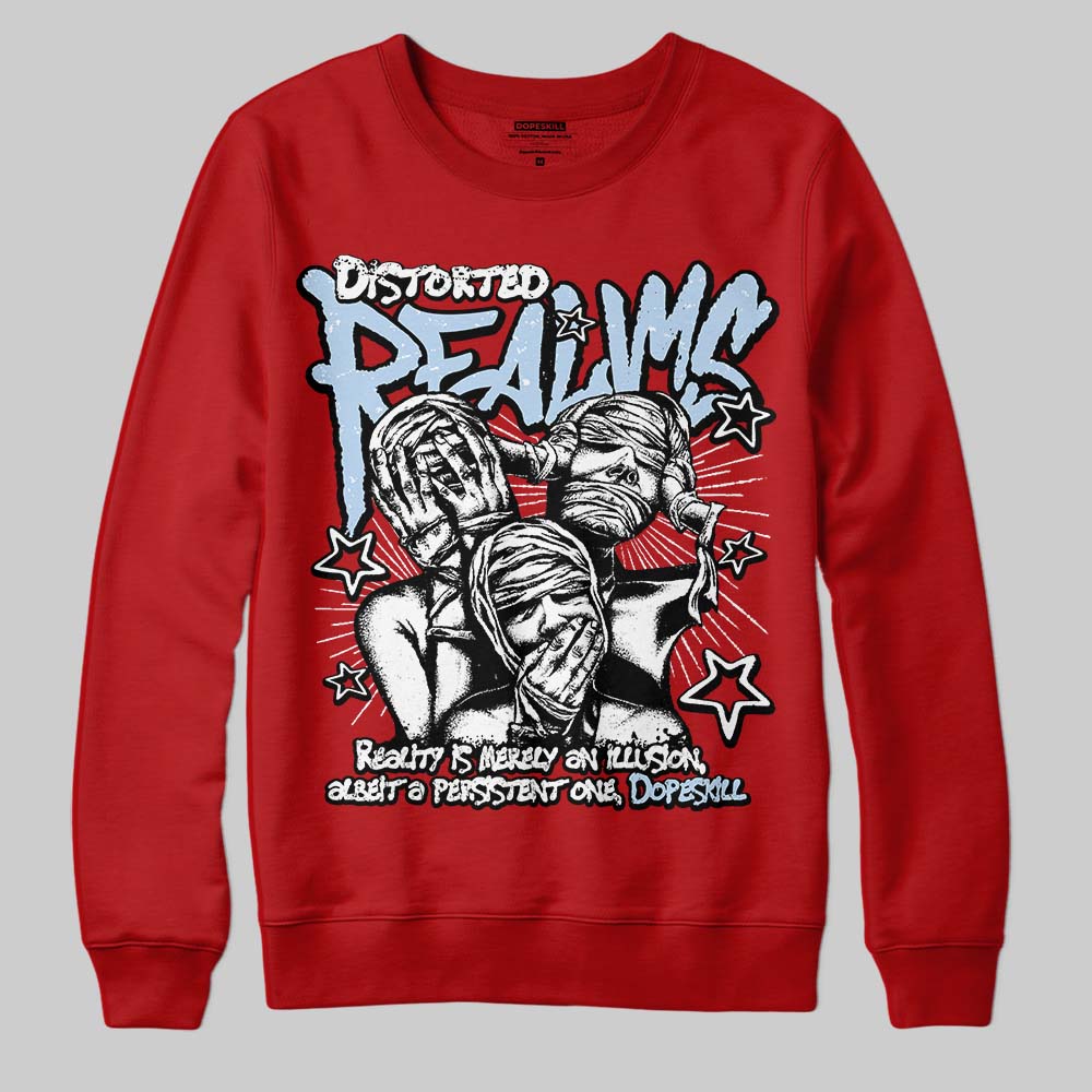 Cherry 11s superstreetwear Sweatshirt Distorted Realms Graphic