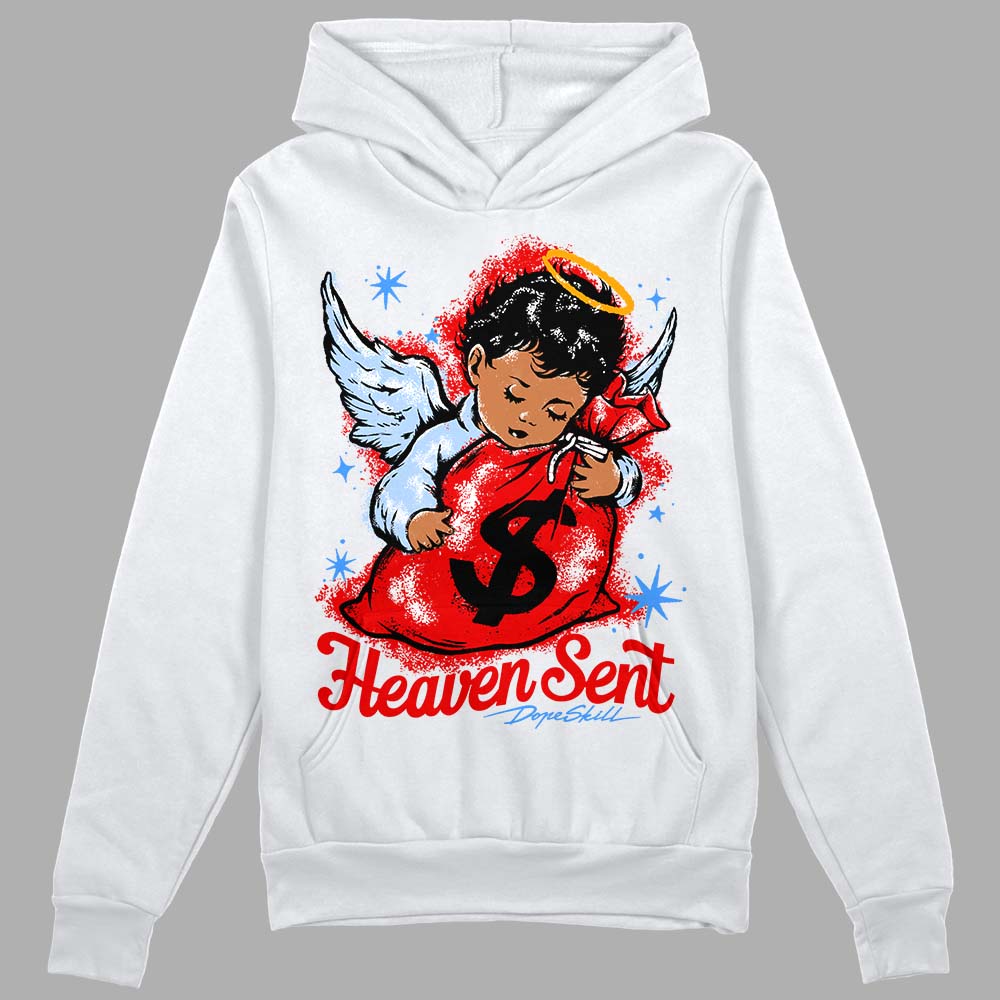Cherry 11s superstreetwear Hoodie Sweatshirt Heaven Sent Graphic