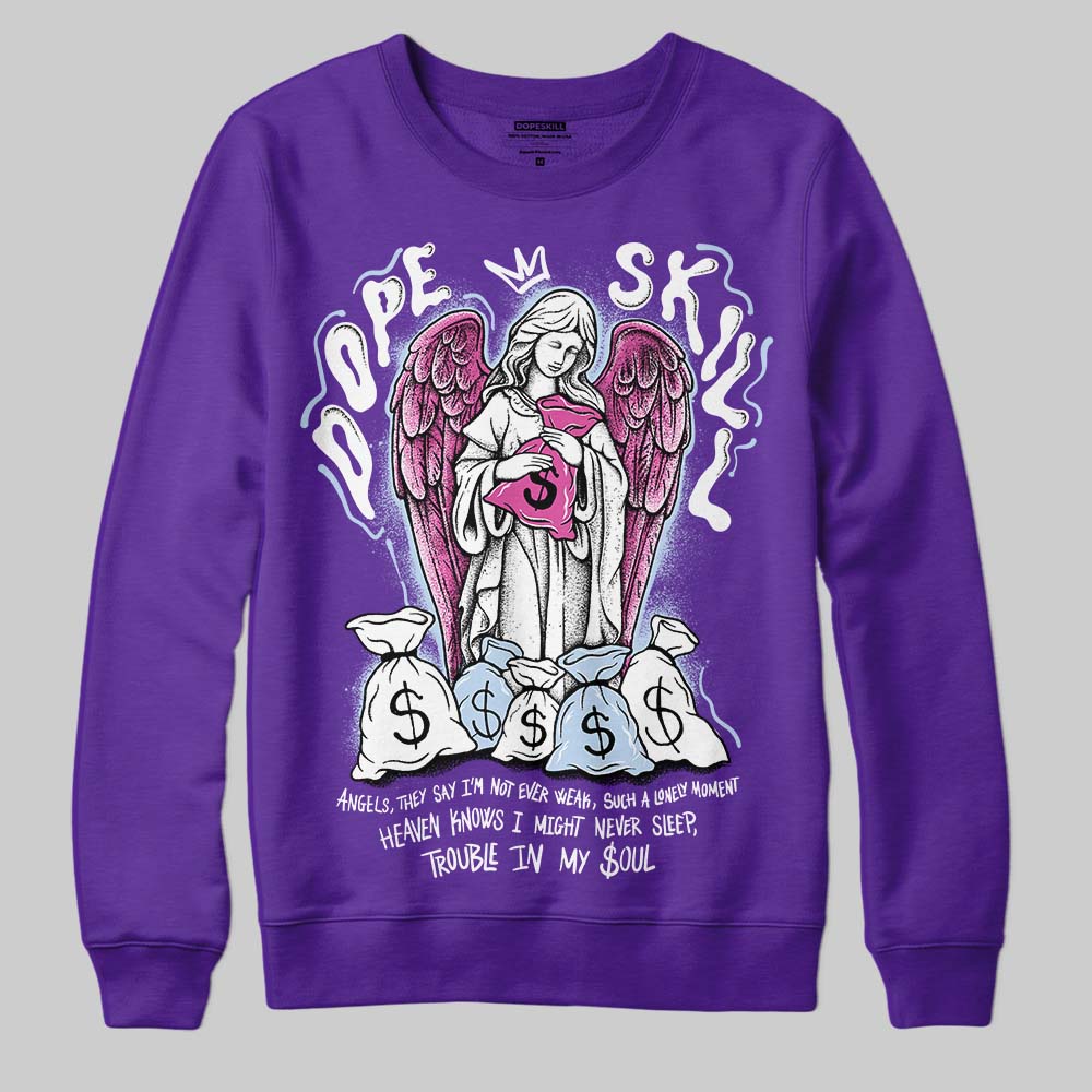 Grape 5s superstreetwear Sweatshirt Angels Graphic
