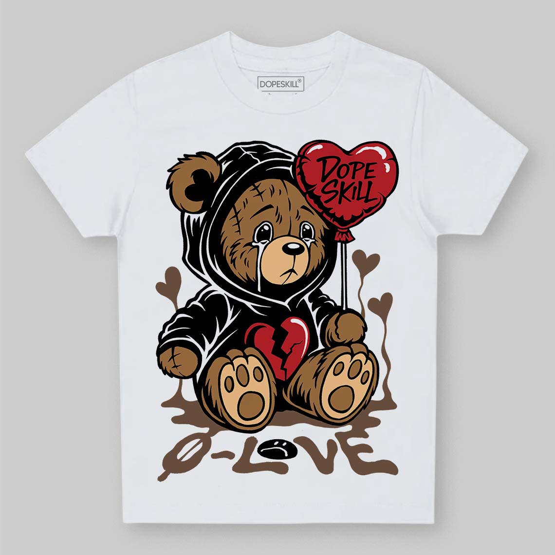 Olive 9s superstreetwear Toddler Kids T-shirt Broken Bear Graphic