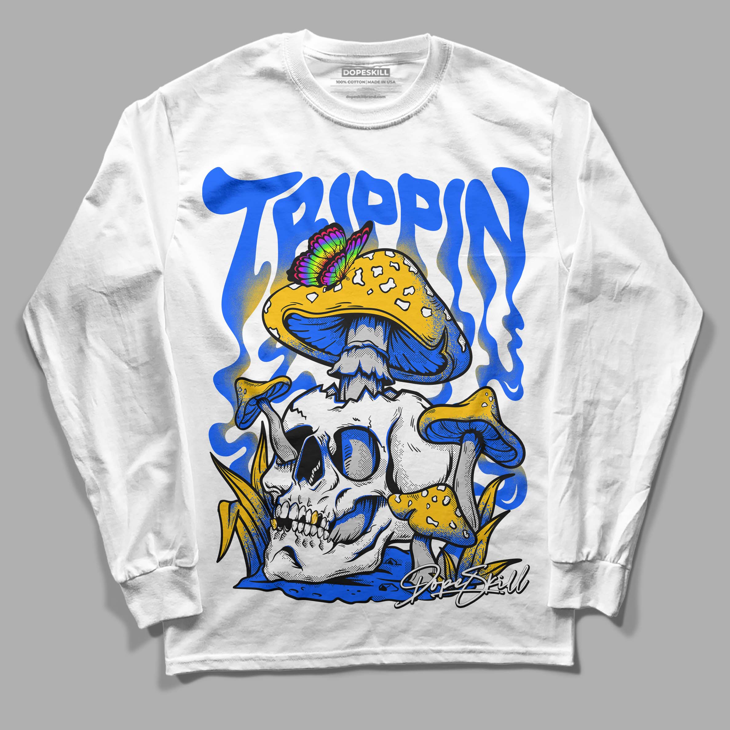 Royal Blue Collection superstreetwear Long Sleeve T-Shirt Trippin Graphic