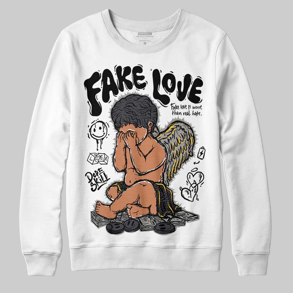 Black Cat 3s superstreetwear Sweatshirt False Love Graphic