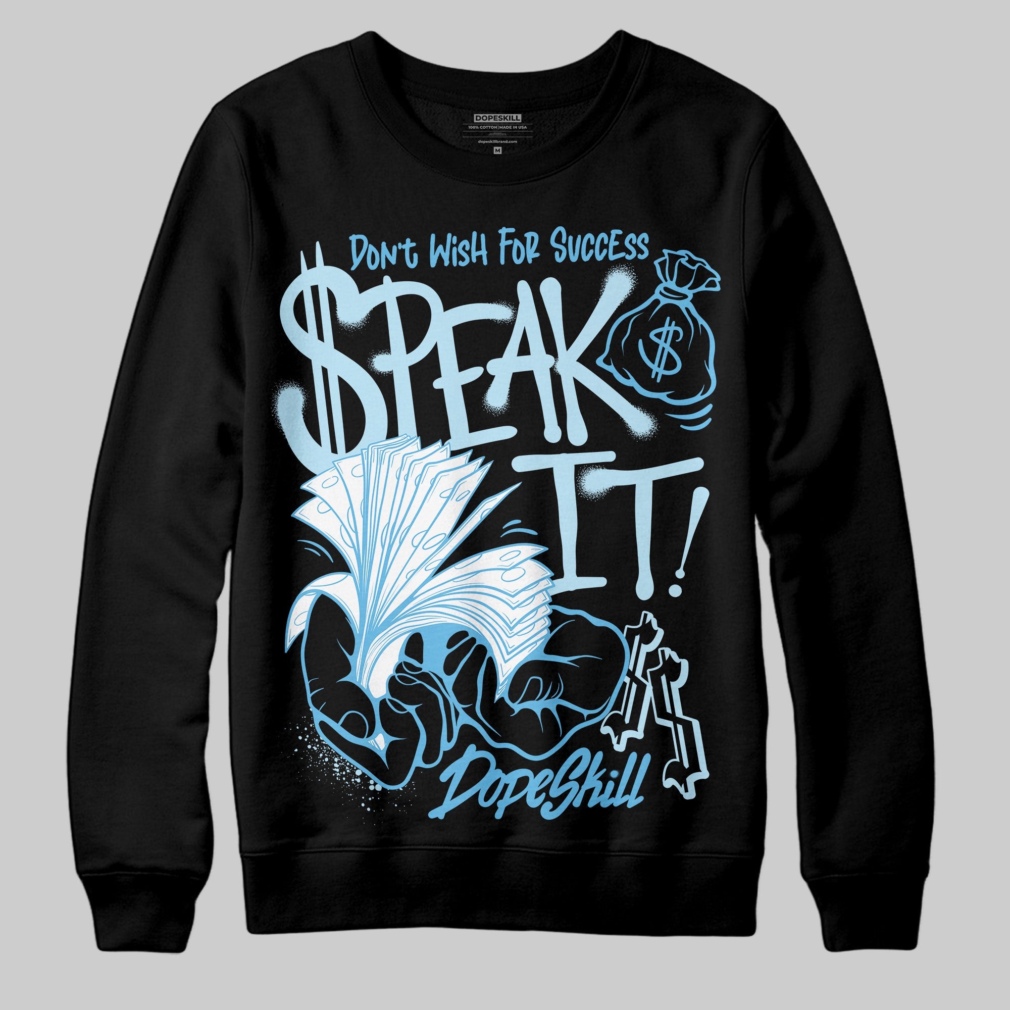 Legend Blue 11s superstreetwear Sweatshirt Speak It Graphic