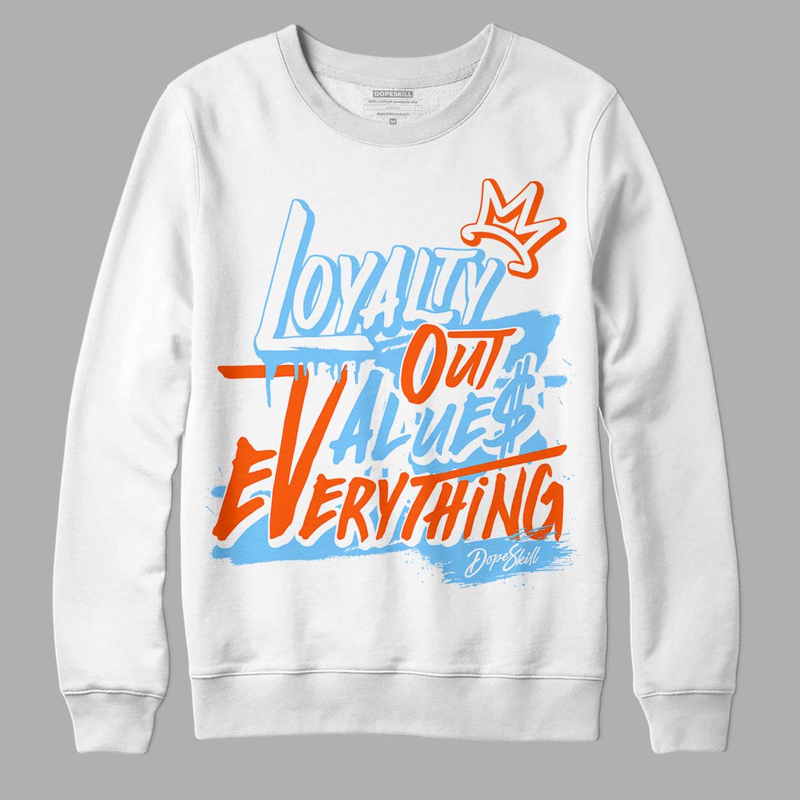 Dunk Low Futura University Blue superstreetwear Sweatshirt LOVE Graphic