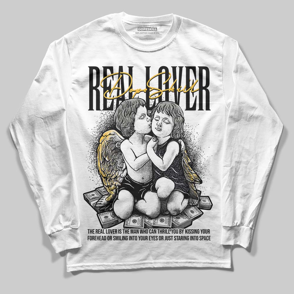 Black Cat 3s superstreetwear Long Sleeve T-Shirt Real Lover Graphic