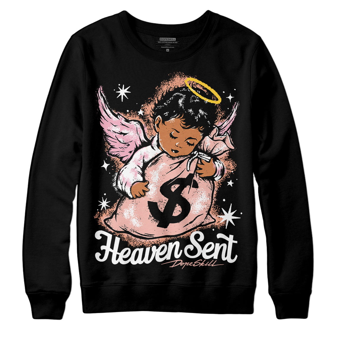 Legend Pink 11s superstreetwear Sweatshirt Heaven Sent Graphic